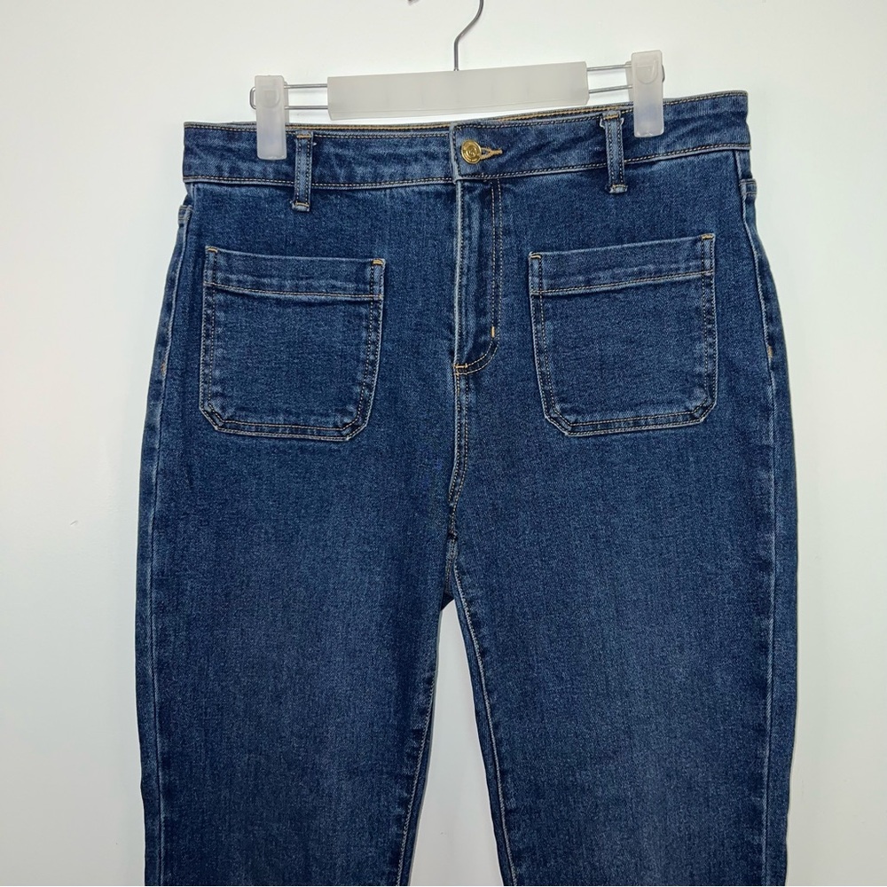 Michael Kors High Rise Straight Leg Jeans Medium Wash Women’s Size 8 - Picture 3 of 14